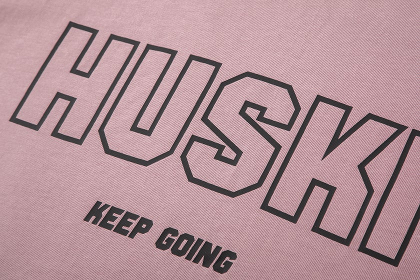 W TEE KEEP GOING Dustypink/Black M