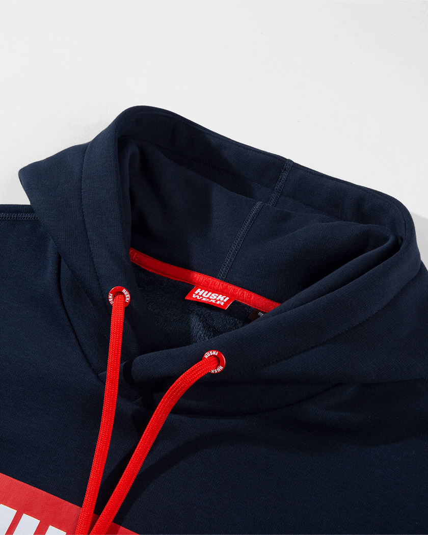 Logo Hoody  Navy Blue XL