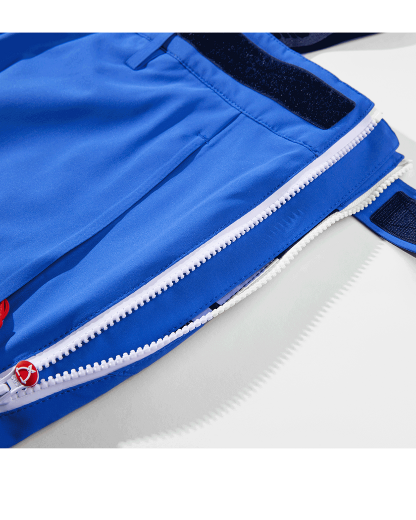 W SKI PANT FULL ZIP Azure Blue XS