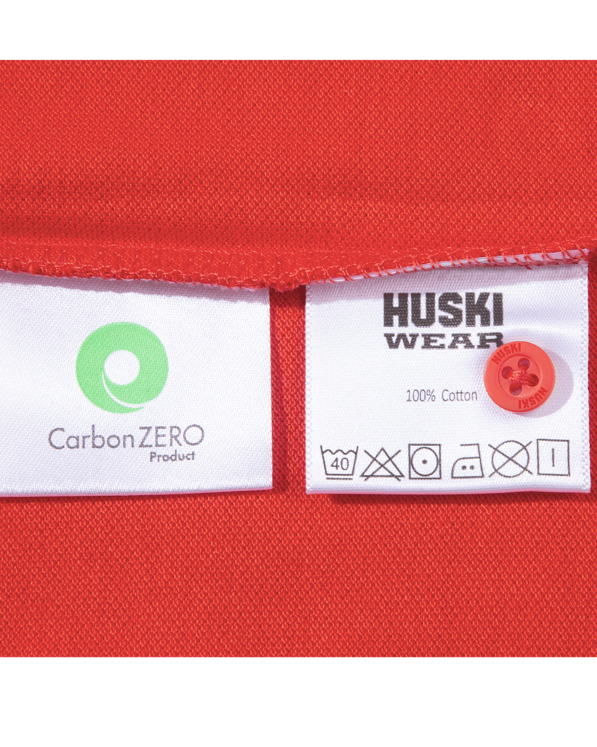 Shore Pique Polo Huski Red XXL