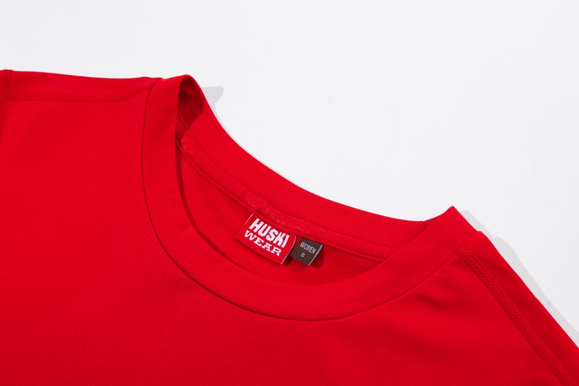 W LOGO TECH TEE 2 Huski Red L