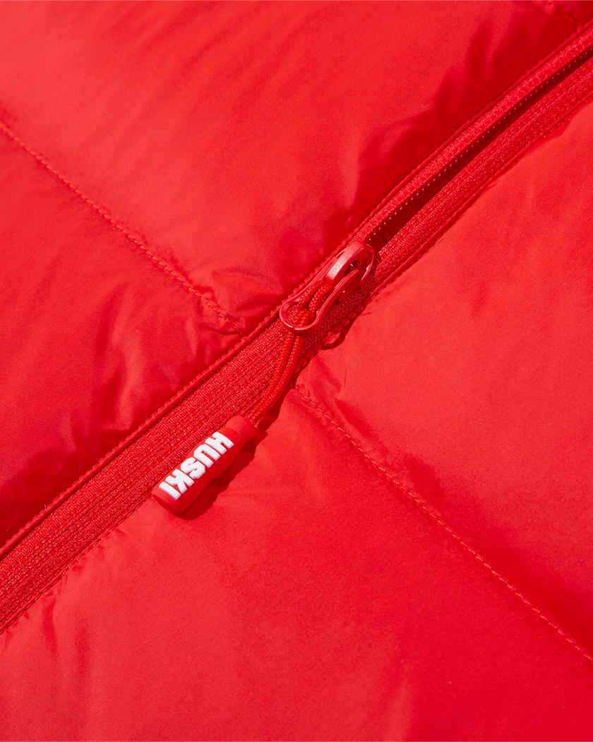 Light Down Vest Huski Red L