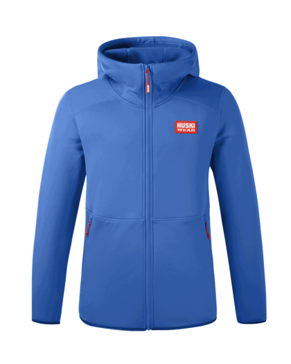 JR MID HOOD JACKET Azure Blue 122