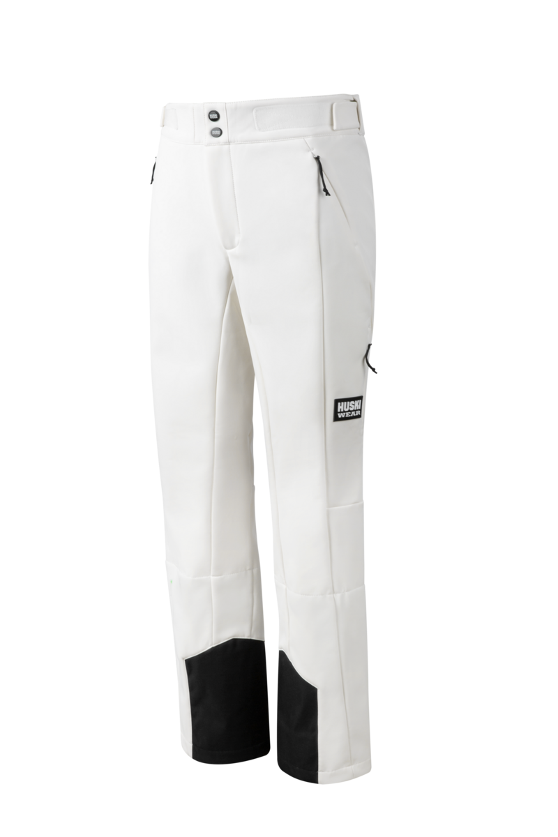 W POWDER SOFT SHELL PANTS Huski Snow White L