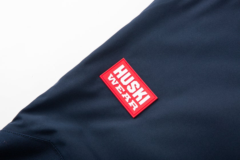 W SKI PANTS SIDE ZIP Solid Navy L