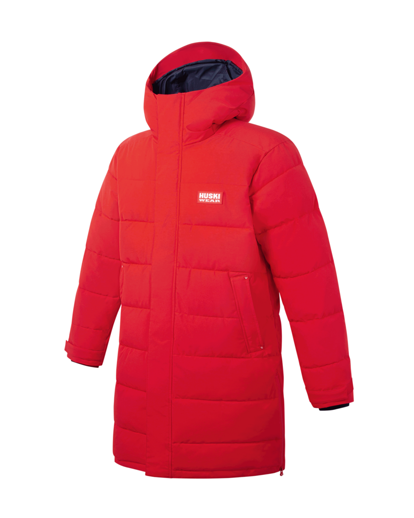 LONG PUFF PARKA Huski Red XL