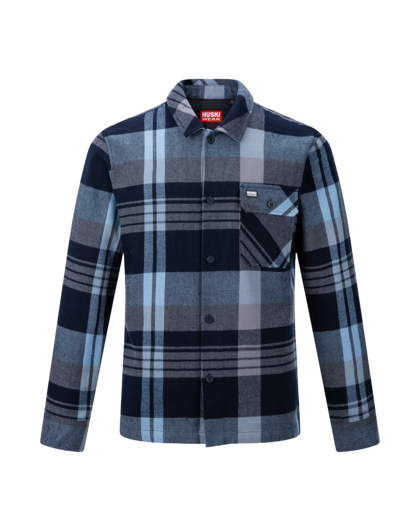 FAT FLANNEL SHIRT Grey Melange L