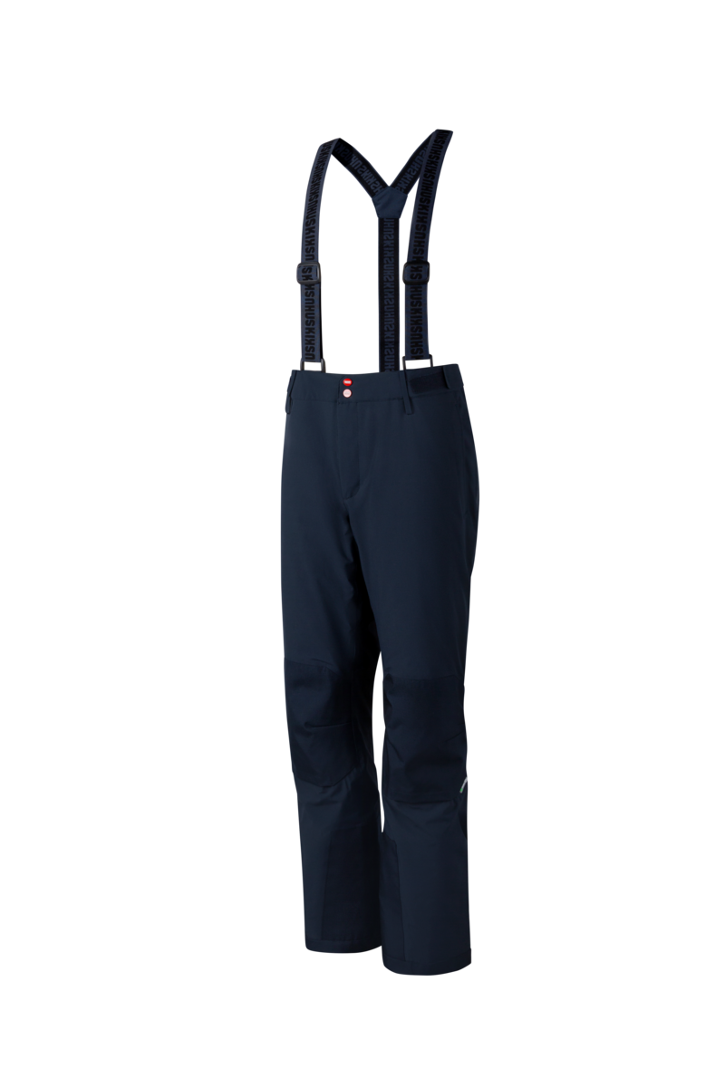 SKI PANTS SIDE ZIP Solid Navy L