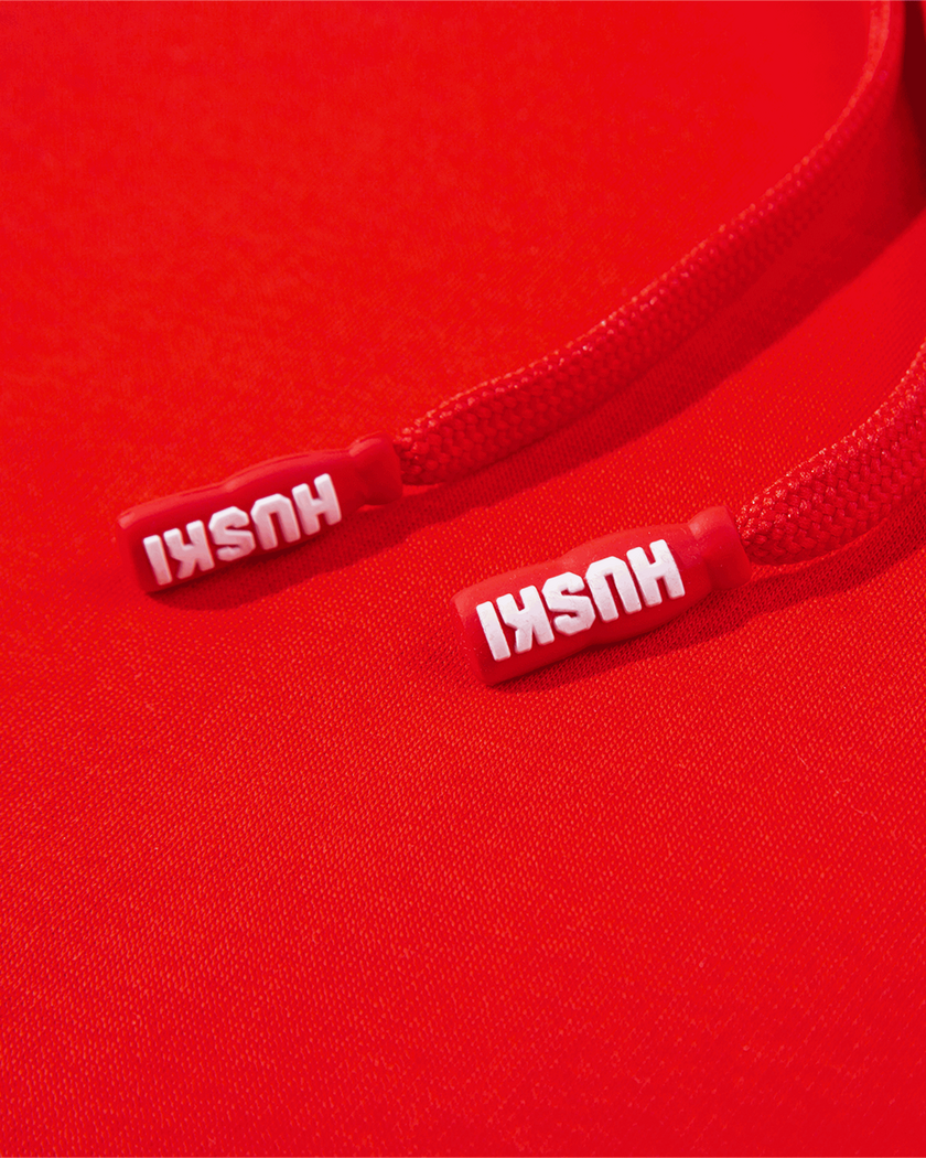 LOGO HOODY 2 Huski Red L