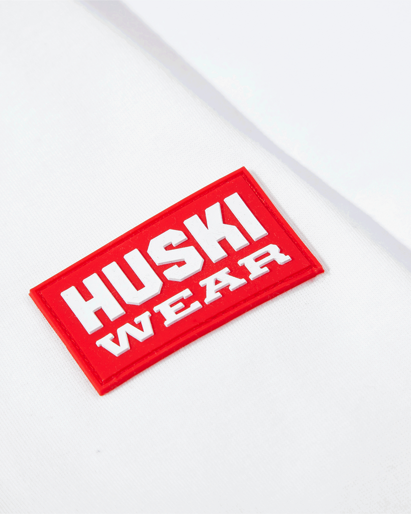 LOGO HOODY 2 Huski Snow White L