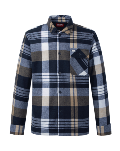 FAT FLANNEL SHIRT Navy Blue L