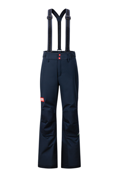 W SKI PANTS SIDE ZIP Solid Navy XS