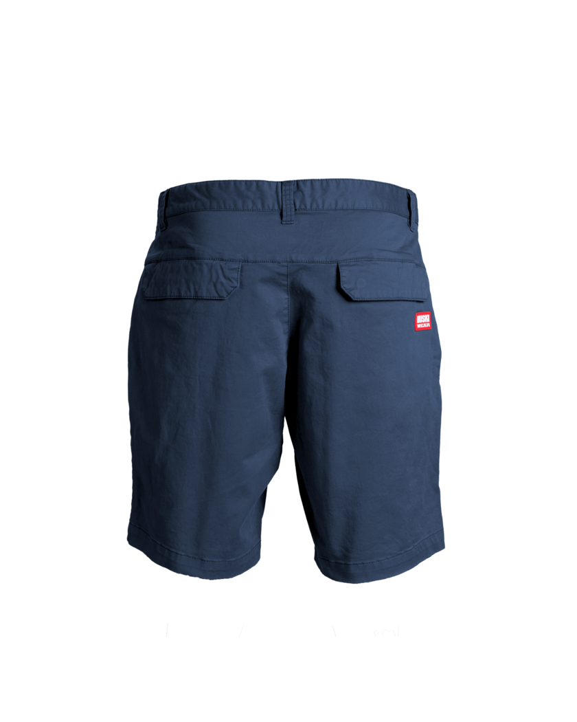 Cotton Shorts Navy Blue S