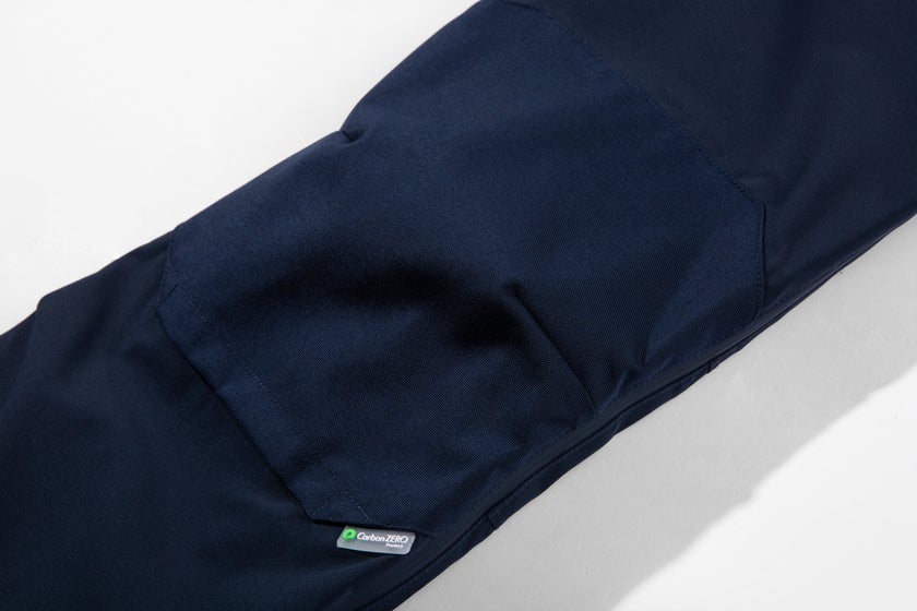 SKI PANTS SIDE ZIP Solid Navy L