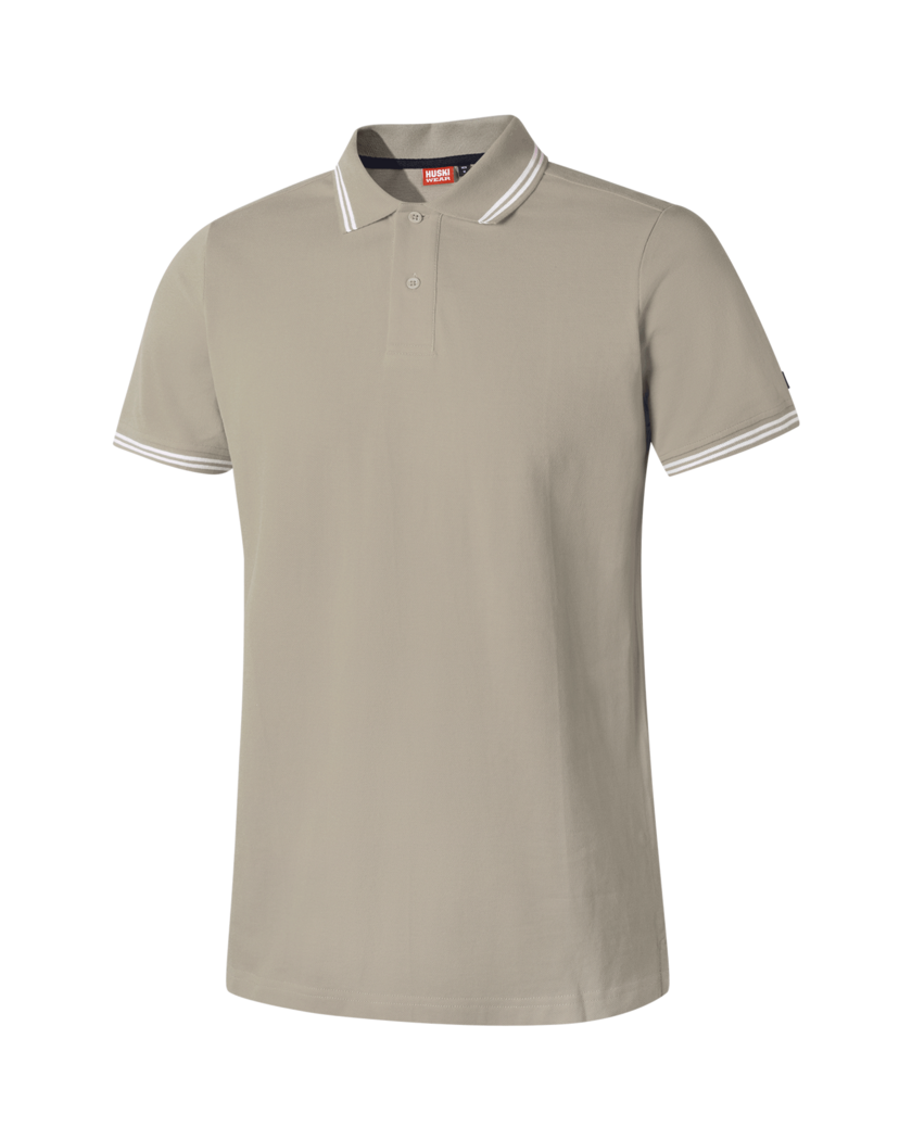 Shore Pique Polo Khaki M