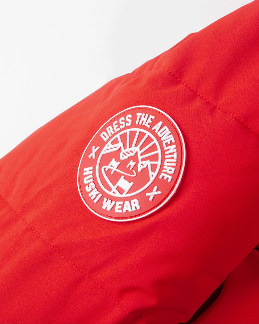 LONG PUFF PARKA Huski Red XS