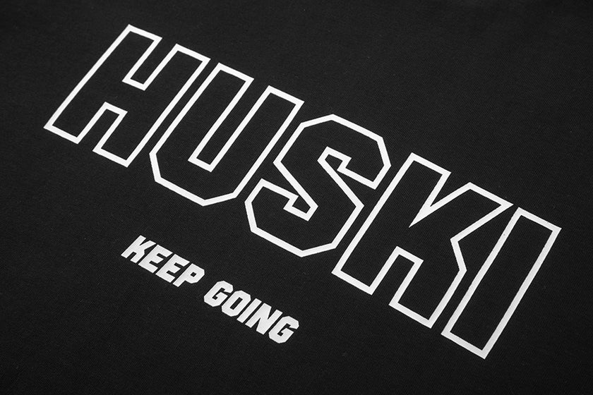 W TEE KEEP GOING Black/White M