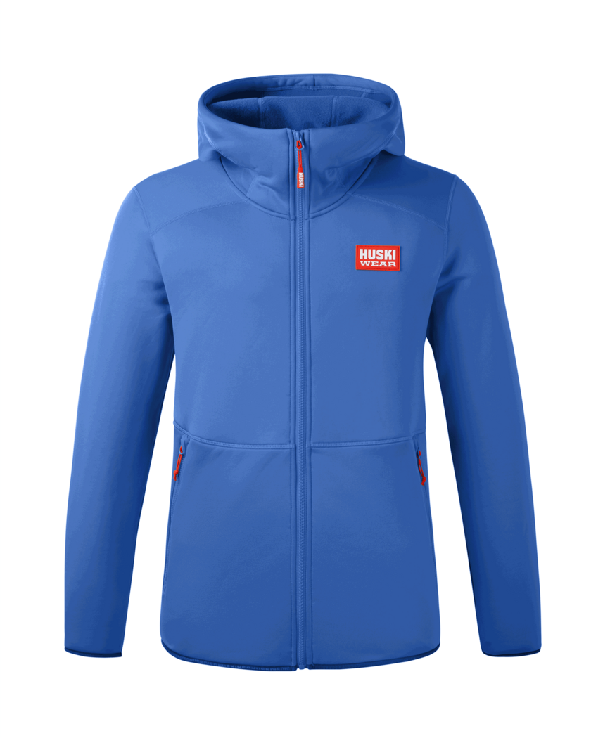 JR MID HOOD JACKET Azure Blue 170