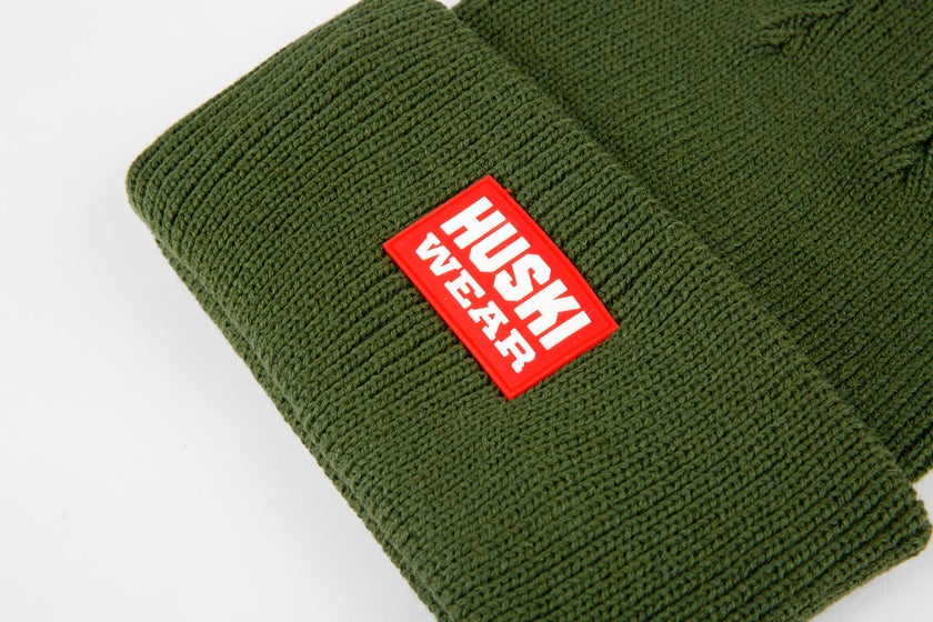 ICON KNIT BEANIE Dark Green ONE