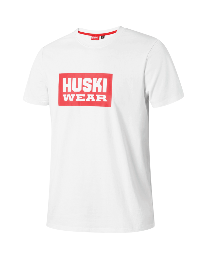 Logo Tee Huski Snow White XL