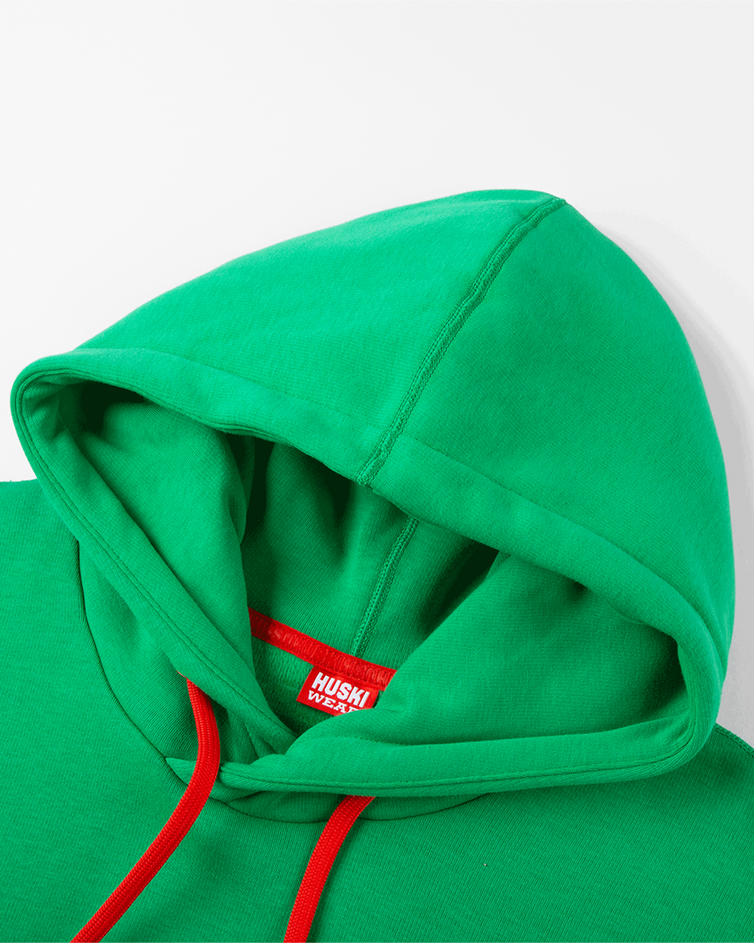 LOGO HOODY 2 Race Green XL