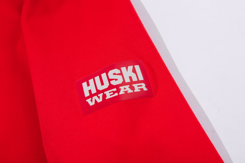 W LOGO TECH LS TEE 2 Huski Red L