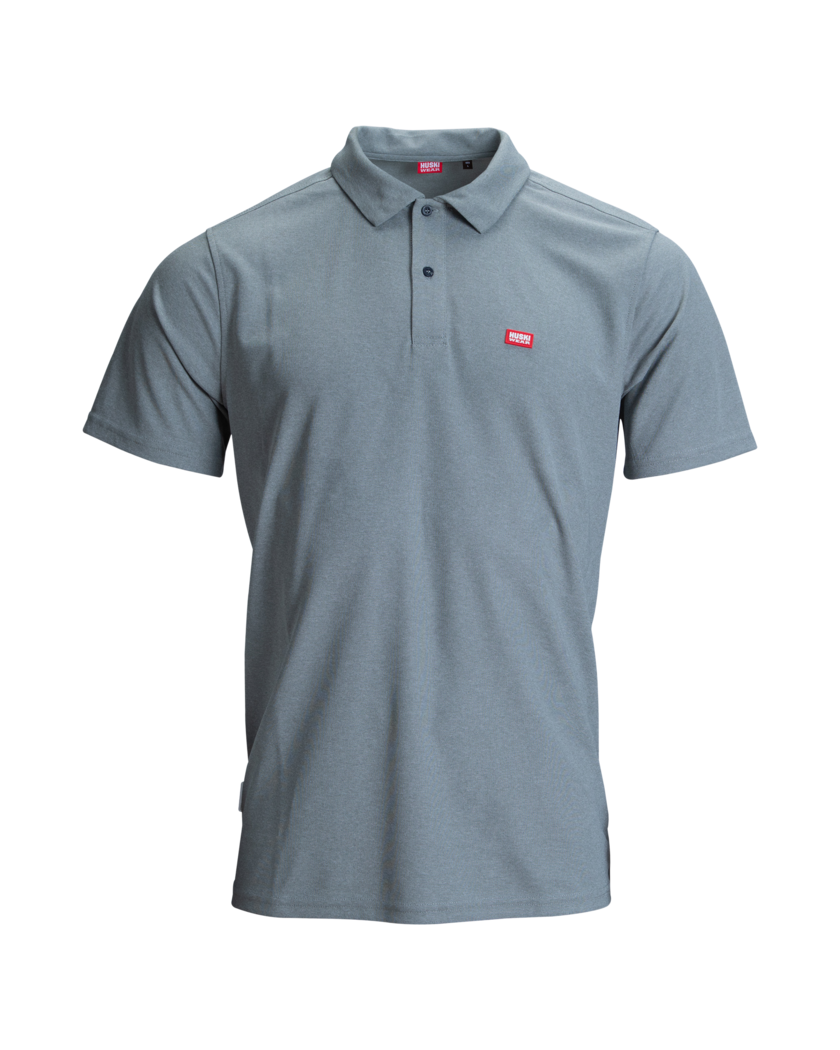 Tech Polo Grey Melange XXL