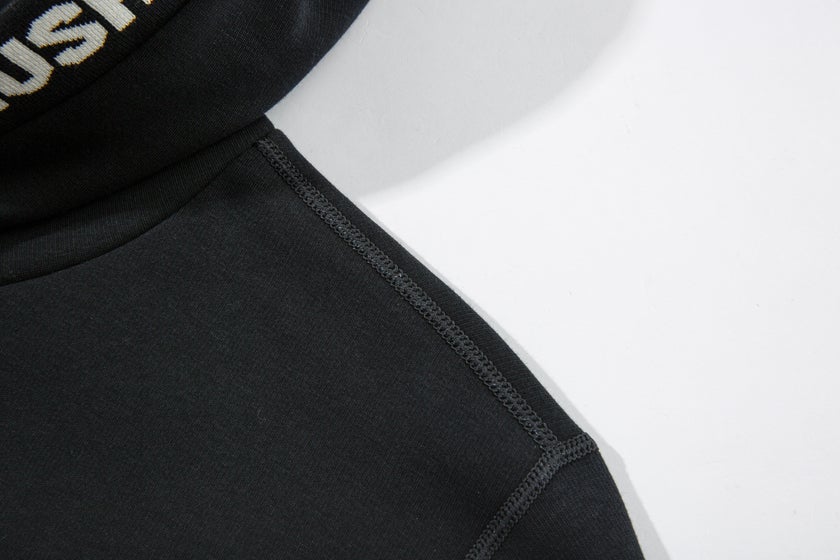 JAQUARD HOODY Black L