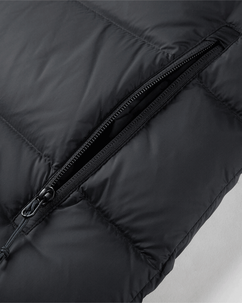 W LIGHT DOWN JACKET Black L