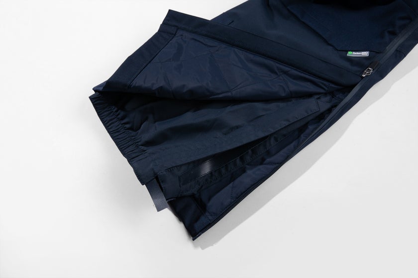 JR SKI PANTS SIDE ZIP Solid Navy 122