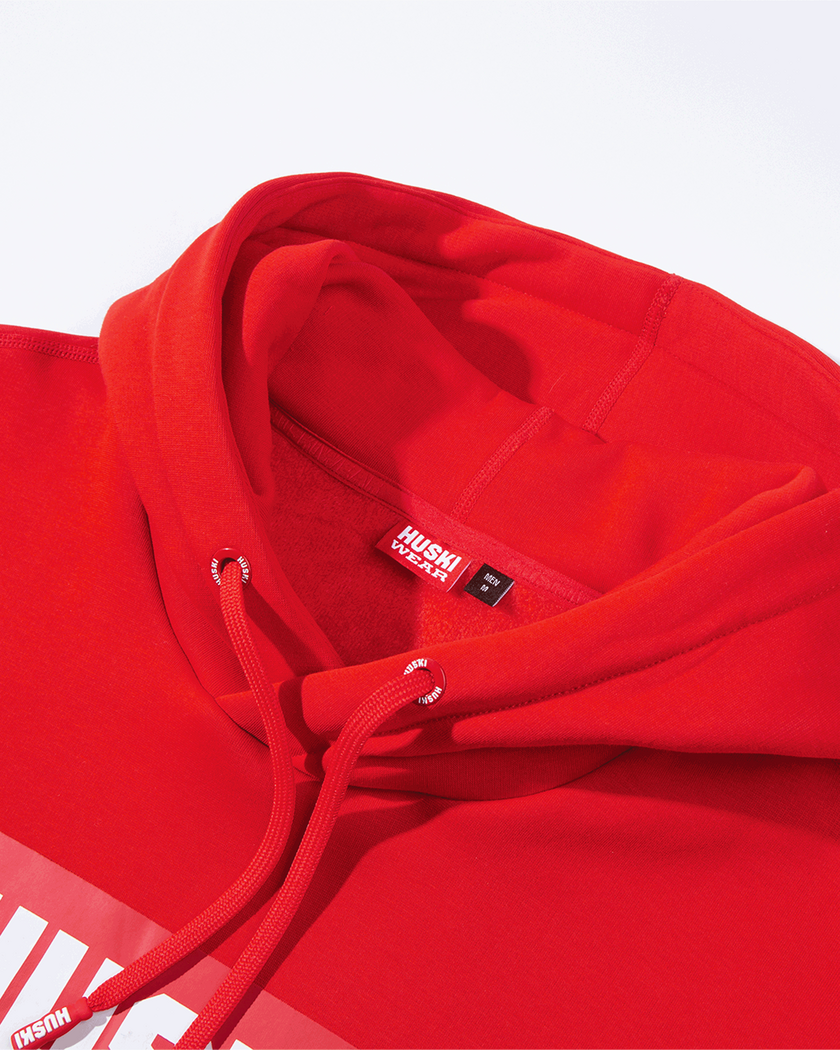 Logo Hoody  Huski Red XL