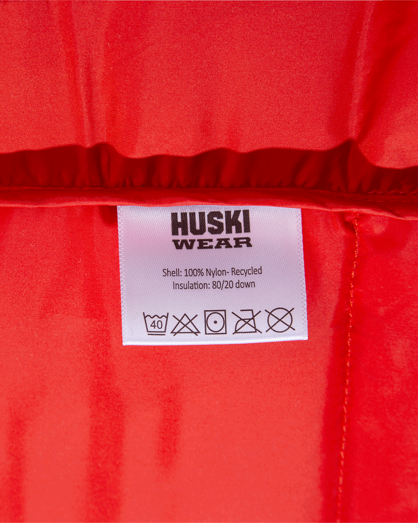 Light Down Vest Huski Red L