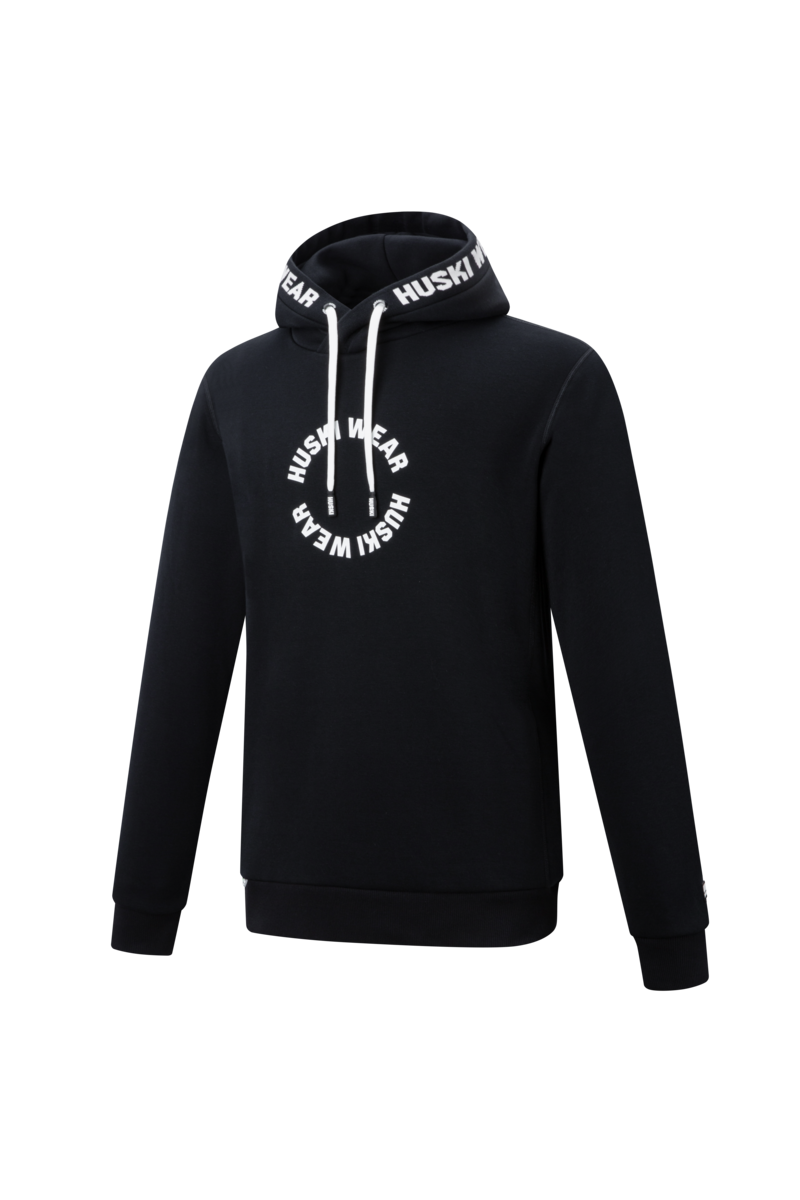 JAQUARD HOODY Black S