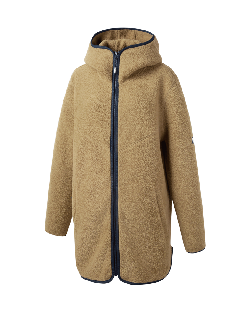 W Pile Hood Jacket Winter Beige XS