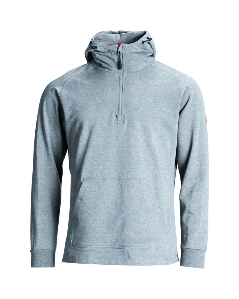 Sweat Hoody Grey Melange L