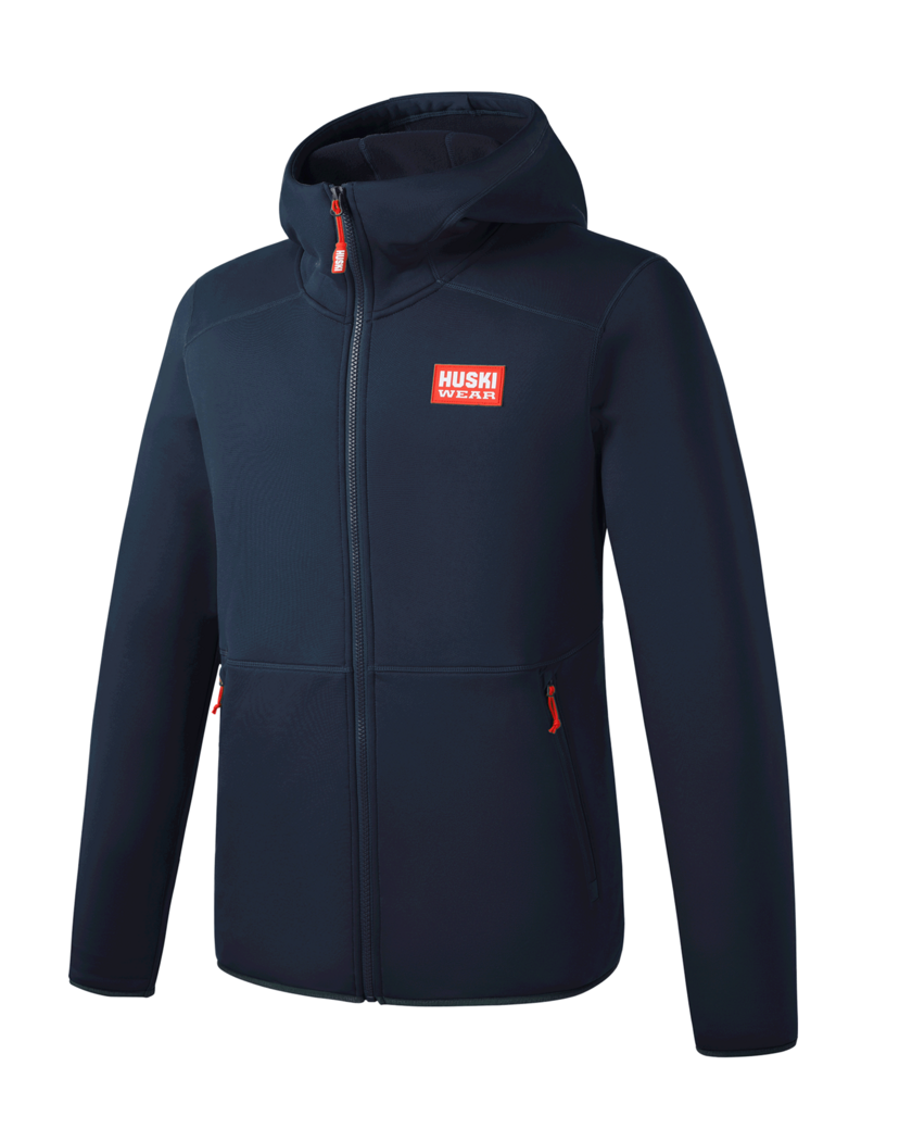 W MID HOOD JACKET Navy Navy L