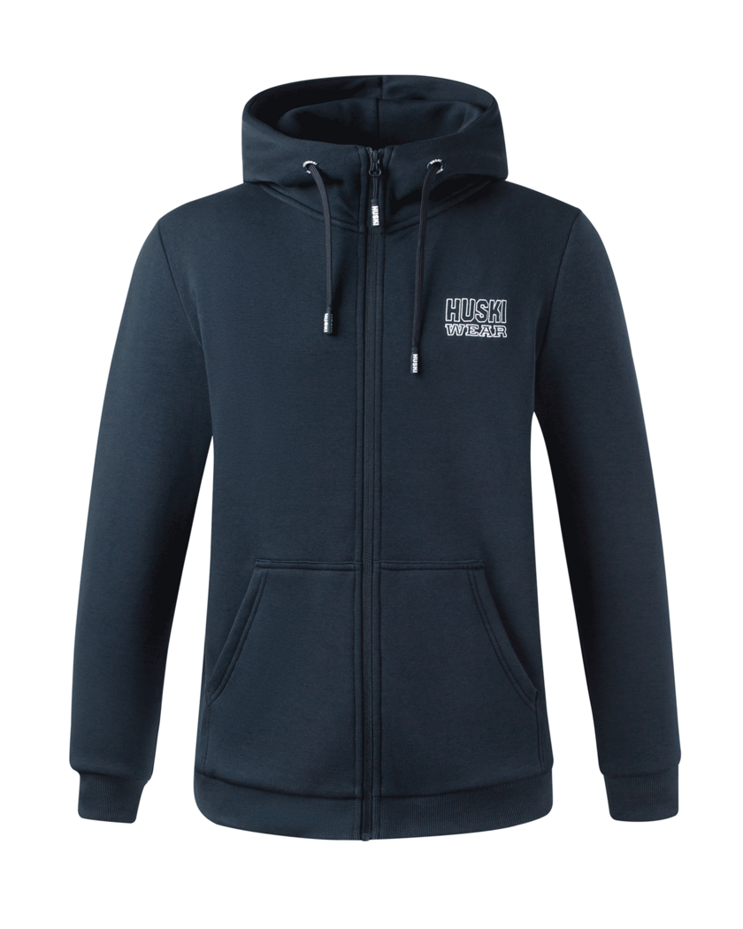 HW ZIP HOODY Navy Blue M