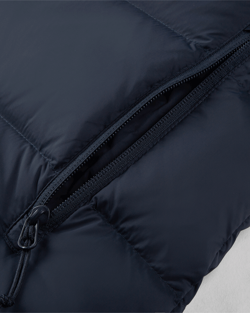 W LIGHT DOWN JACKET Navy Blue M