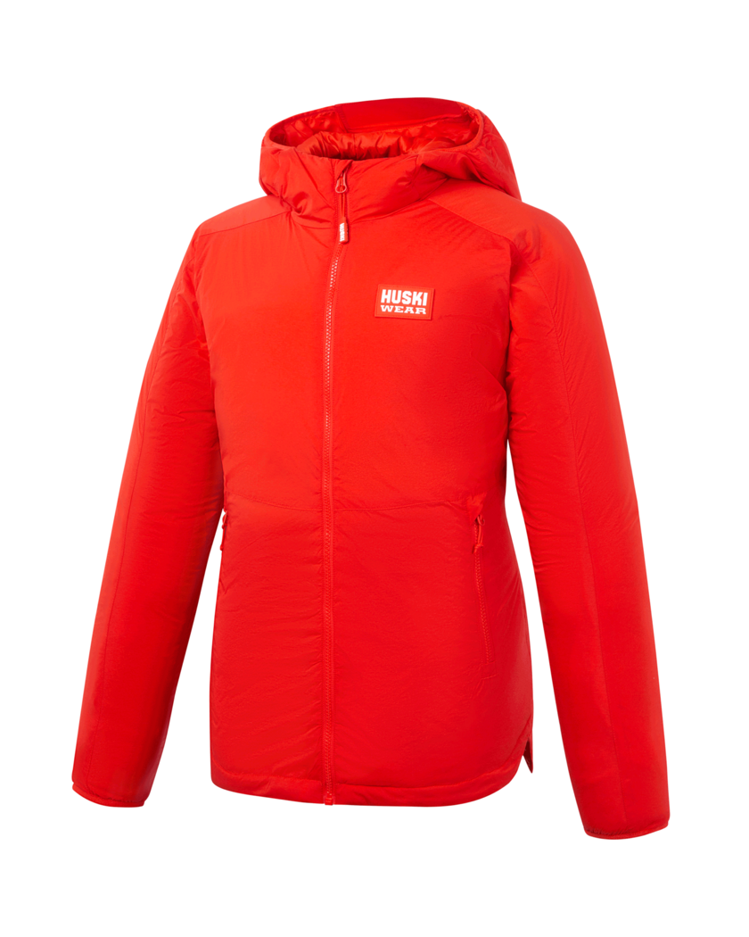 W LINER HOOD JACKET Huski Red M