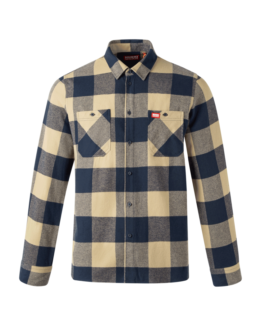 Flannel Shirt  Summer Beige M