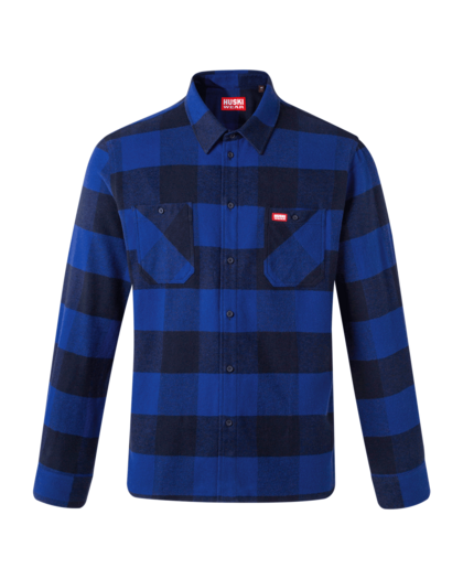 Flannel Shirt  Dark Azure M