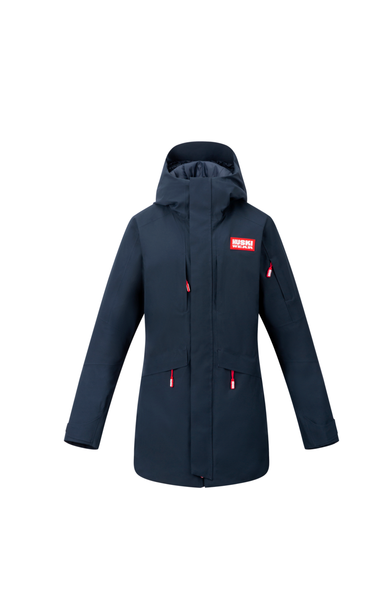 W 3IN1 COACH PARKA Navy Blue M