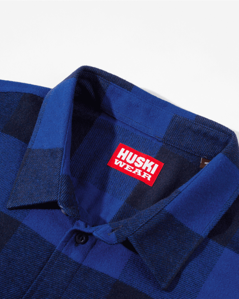 Flannel Shirt  Dark Azure M