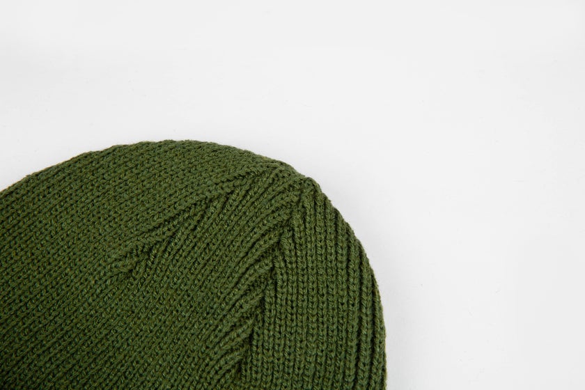 ICON KNIT BEANIE Dark Green ONE