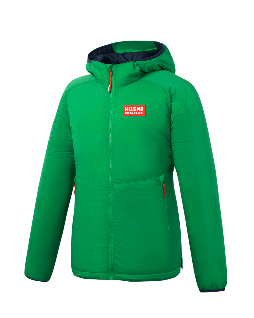 W LINER HOOD JACKET Race Green S