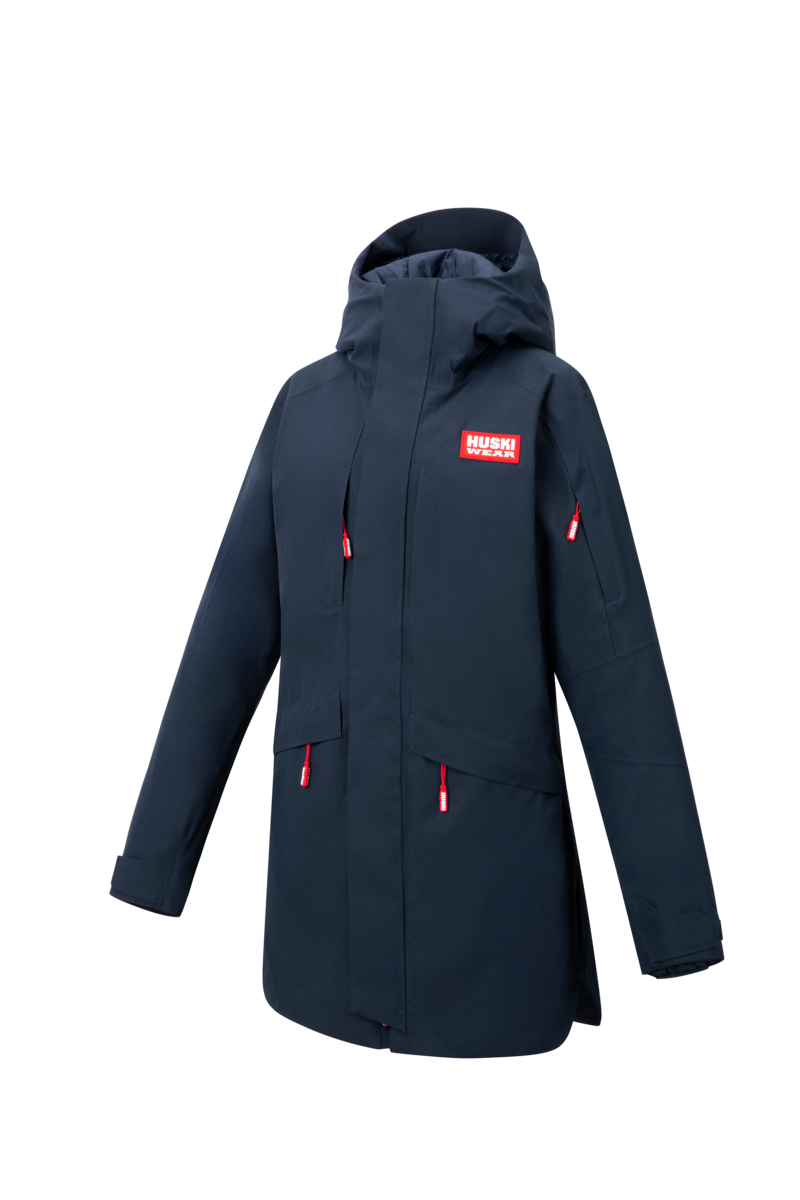 W 3IN1 COACH PARKA Navy Blue M