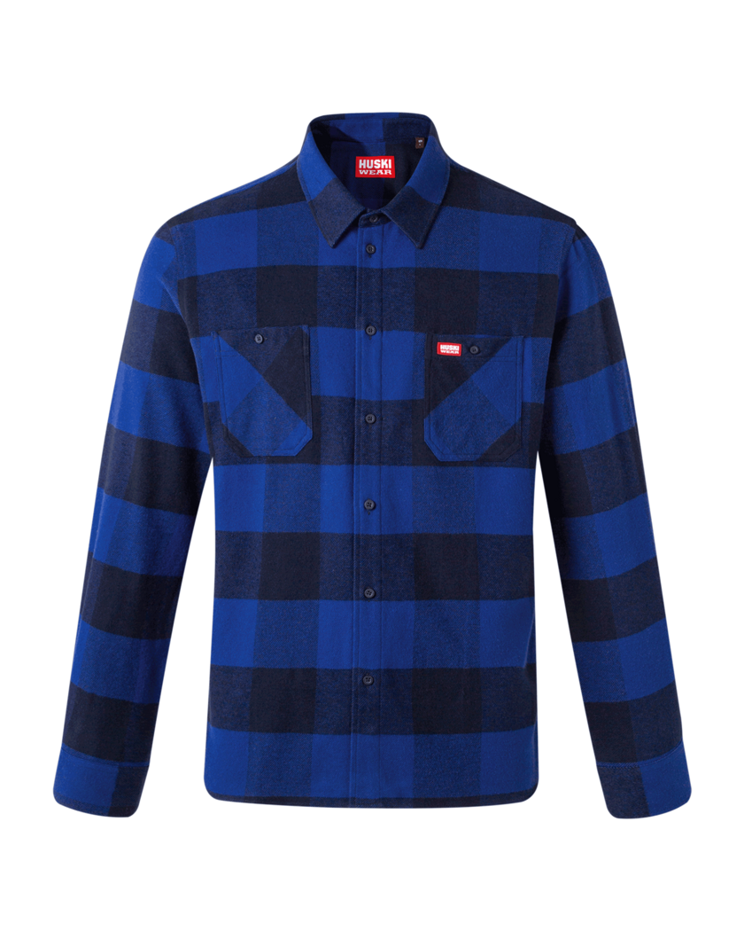 Flannel Shirt  Dark Azure M