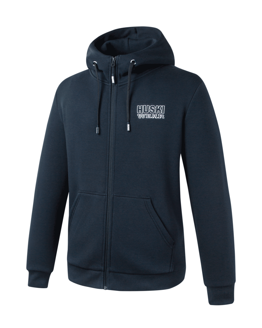 HW ZIP HOODY Navy Blue XXL