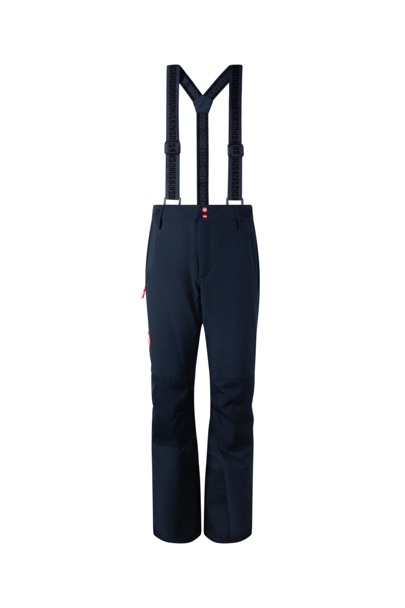 SKI PANTS SIDE ZIP Solid Navy L