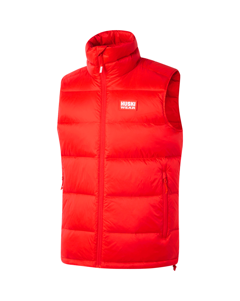 Light Down Vest Huski Red L